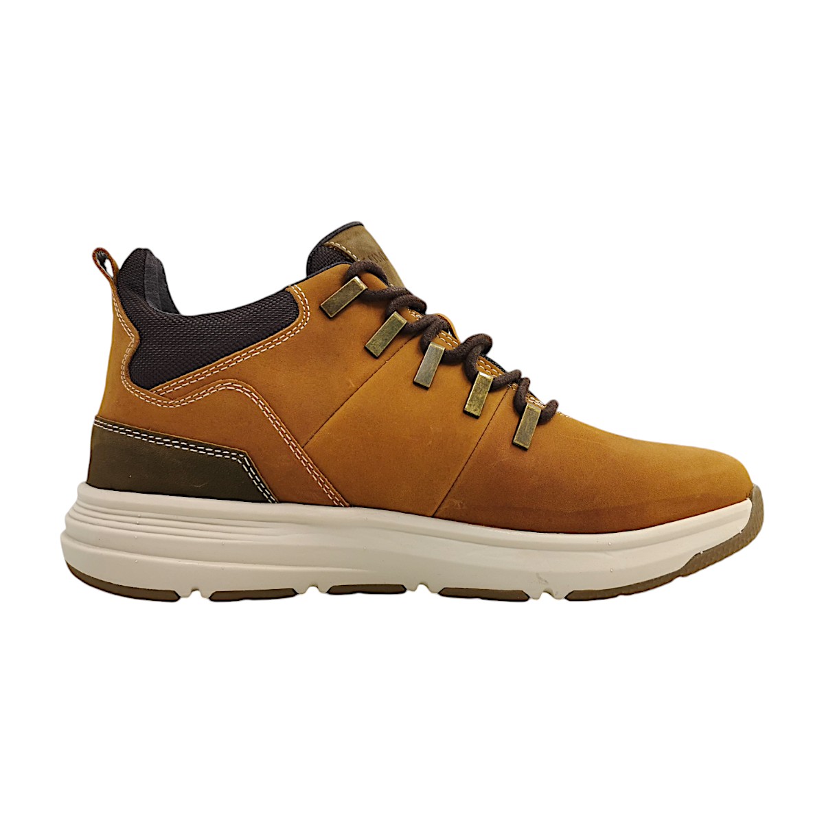Lumberjack H01 Gary Herrenschuhe Schnürstiefel Braun Freizeit (tan yellow, Gr. 1:41)