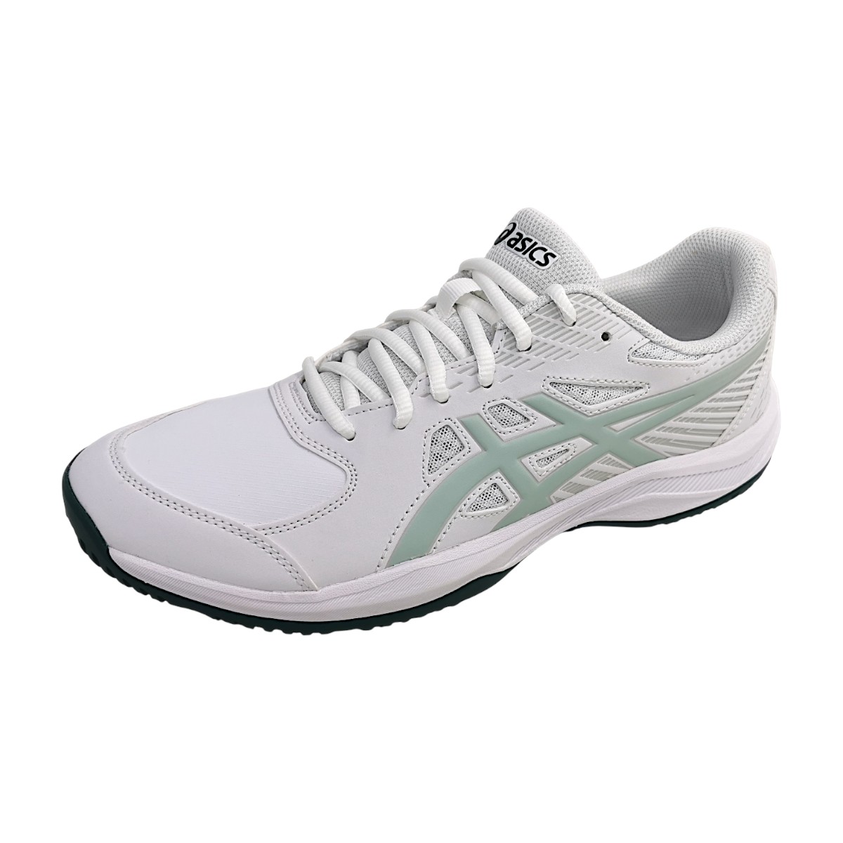 Asics Court Slide 4 1041A483/102 Weiß white/cold moss 102 Asics Court Slide 4 1041A483/102 Weiß white/cold moss 102