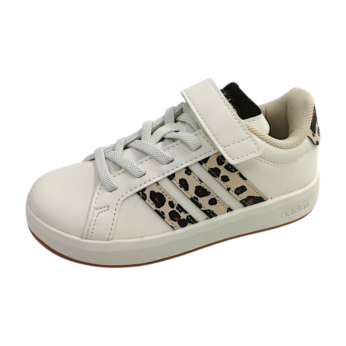 adidas Grand Court EL C KJ4817 Beige white/linen/coffee/leo