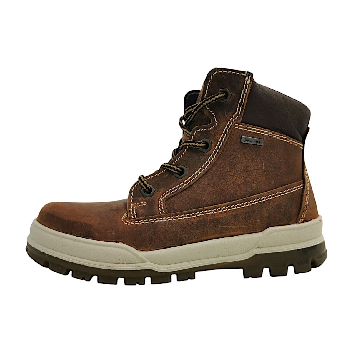 Jela Kinderschuhe Jungen Schnürstiefel Braun Freizeit Jela Kinderschuhe Jungen Schnürstiefel Braun Freizeit