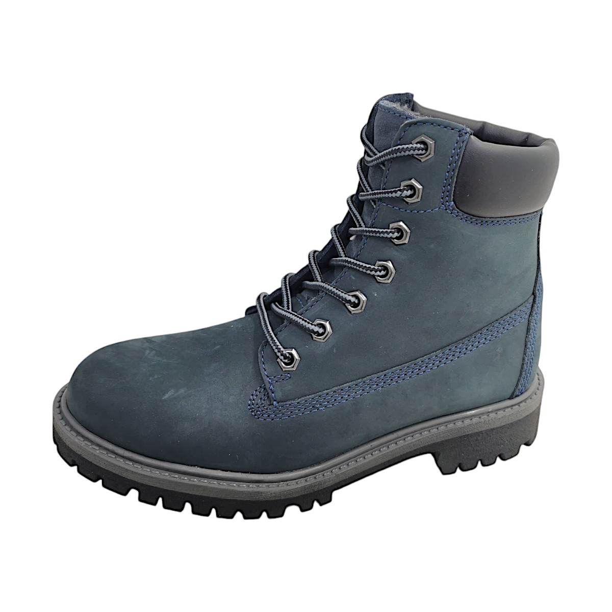 Extim Damenschuhe Stiefel Schnürer Schnürstiefel Blau Freizeit (781 blue, Größe 40 EU)