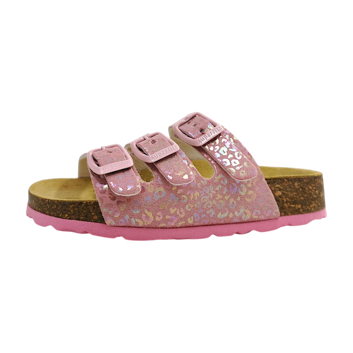 Superfit Kinderschuhe Mädchen Pantoletten Rosa Freizeit