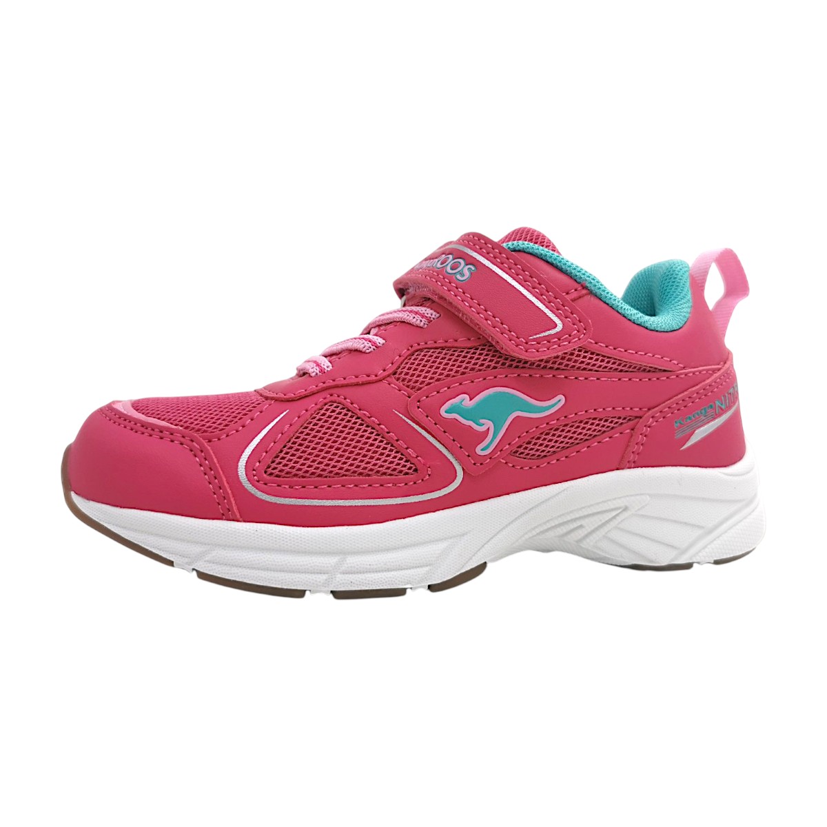 KangaRoos K-NI Roug EV Sportschuhe Kinder Laufschuhe Rosa Freizeit (daisy pink/ocean 6254, Gr. 1:29)