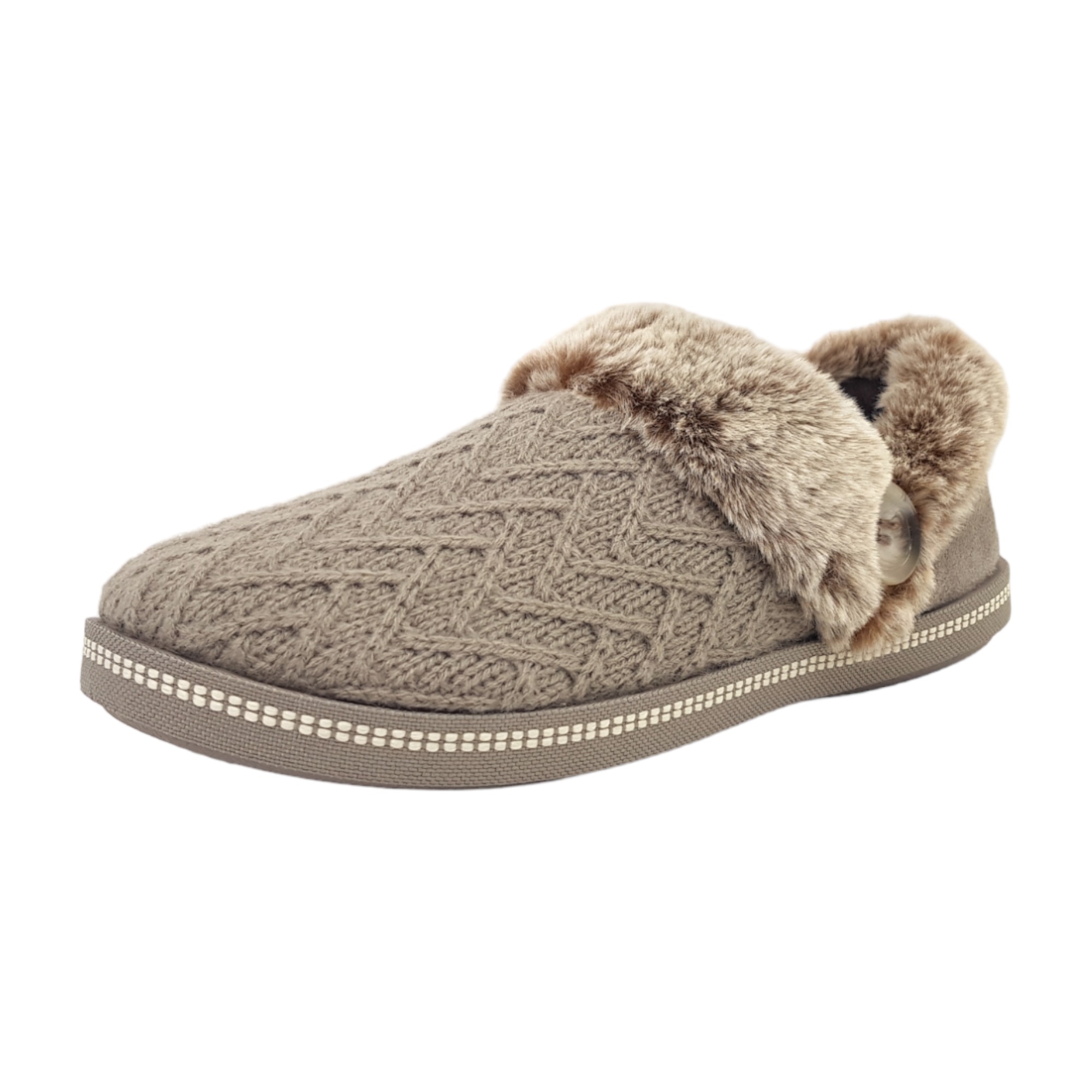 Skechers Damenschuhe Hausschuhe Grau Freizeit