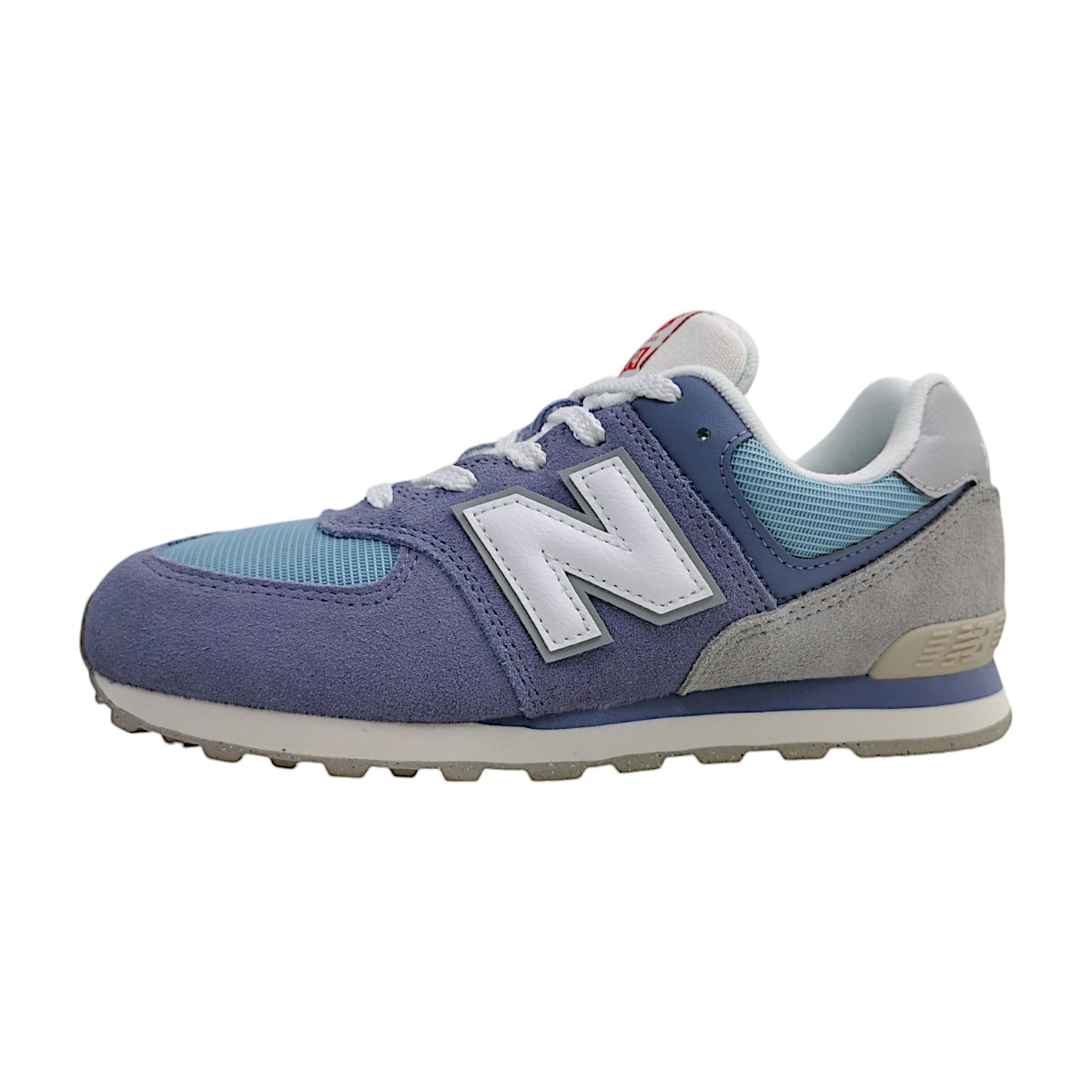 New Balance Modell 574 K Damenschuhe Schnürschuhe Sportive Sneaker low Blau