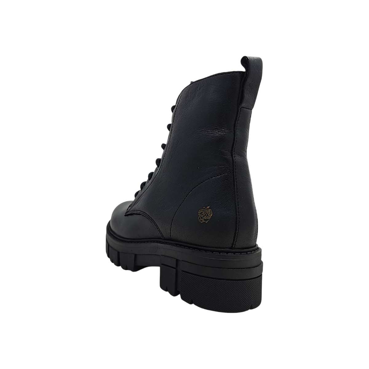 Apple of Eden Damenschuhe Stiefel Reißverschluss Schnürstiefel Schwarz Freizeit (Black, Größe 38 EU)