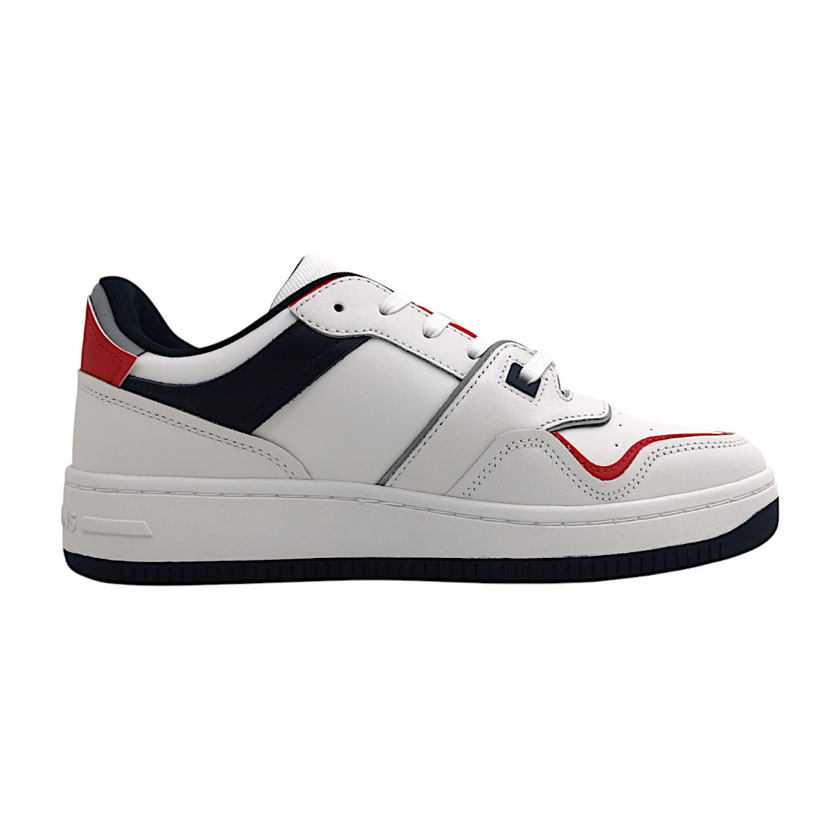 Tommy Hilfiger Basket Cupsole EM0EM01463 XLC S Weiß white blue Tommy Hilfiger Basket Cupsole EM0EM01463 XLC S Weiß white blue
