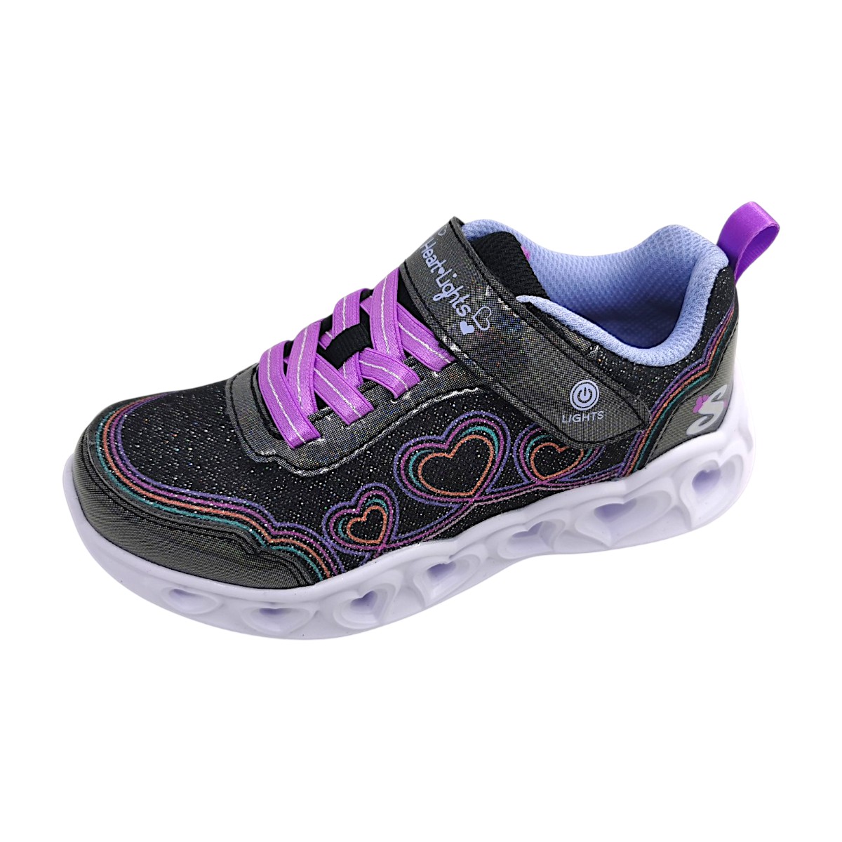 Skechers Heart Lights 303736LC BKMT Schwarz black/multi BKMT