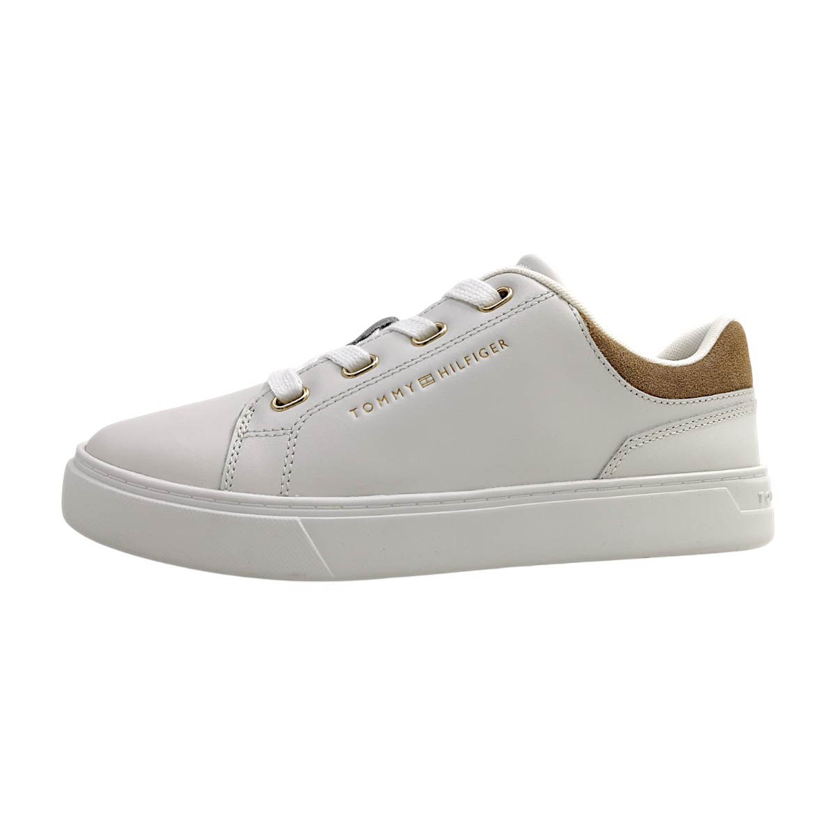 Tommy Hilfiger Damenschuhe Schnürschuhe Sportive Schnürer Weiß Freizeit Tommy Hilfiger Damenschuhe Schnürschuhe Sportive Schnürer Weiß Freizeit