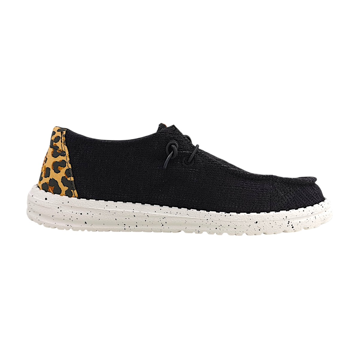 Hey Dude Wendy Wildcat 45414-OCU Schwarz black/leo Hey Dude Wendy Wildcat 45414-OCU Schwarz black/leo