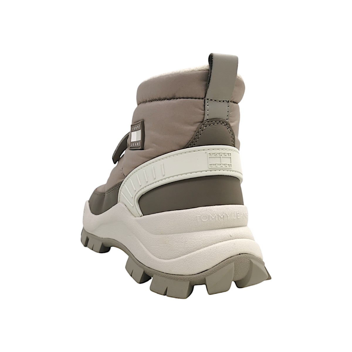 Tommy Hilfiger Hybrid Boot Damenschuhe Stiefel Reißverschluss Braun (RBK Taupe, Größe 40 EU)