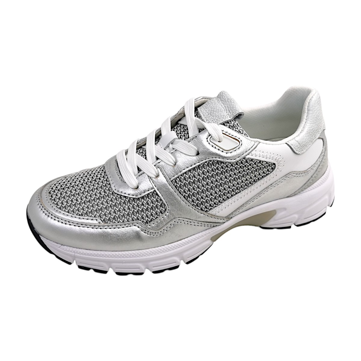 Gabor 66.605.80 Silber silber/weiß 80