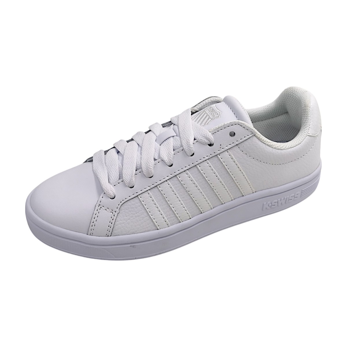 K-Swiss Court Tiebreak Damenschuhe sportlicher Schnürer Weiß Freizeit (white/snake 125, Größe 41 EU) K-Swiss Court Tiebreak Damenschuhe sportlicher Schnürer Weiß Freizeit (white/snake 125, Größe 41 EU)