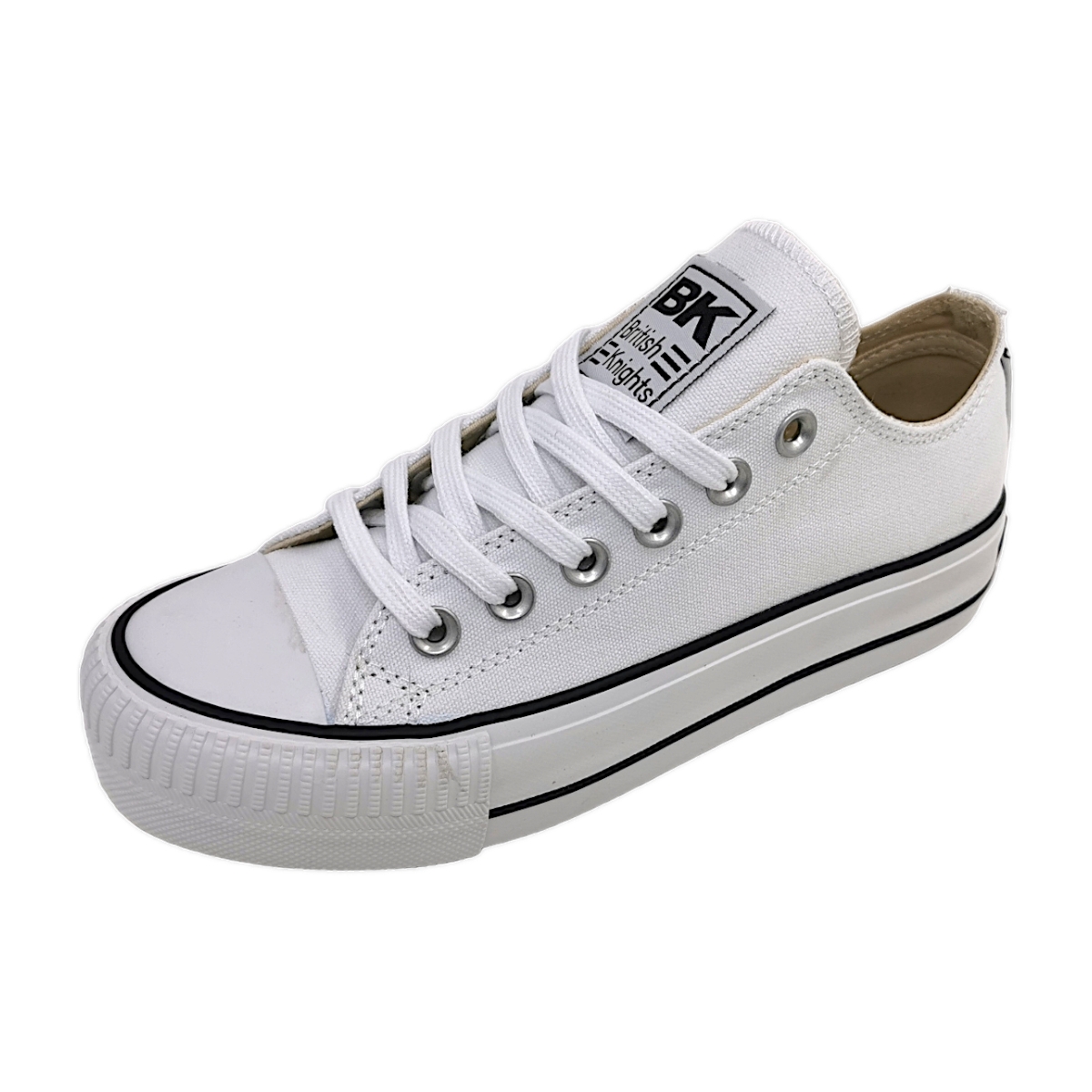 British Knights Kaya Low B49-3705-01 Weiß white/Black 01 British Knights Kaya Low B49-3705-01 Weiß white/Black 01