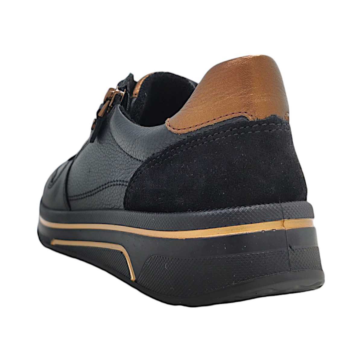 Ara SAPPORO 3.0 12-27540-01 Schwarz Gauchosoft-Metal 01 Ara SAPPORO 3.0 12-27540-01 Schwarz Gauchosoft-Metal 01