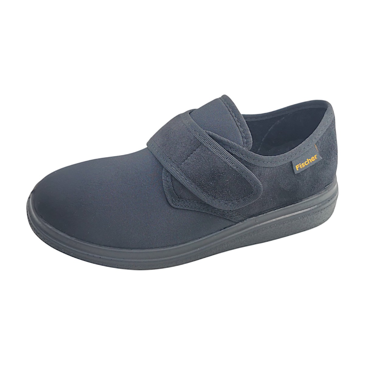 Fischer Markenschuhe Ortho Damenschuhe Hausschuhe Schwarz Freizeit (schwarz 222, Größe 39 EU)