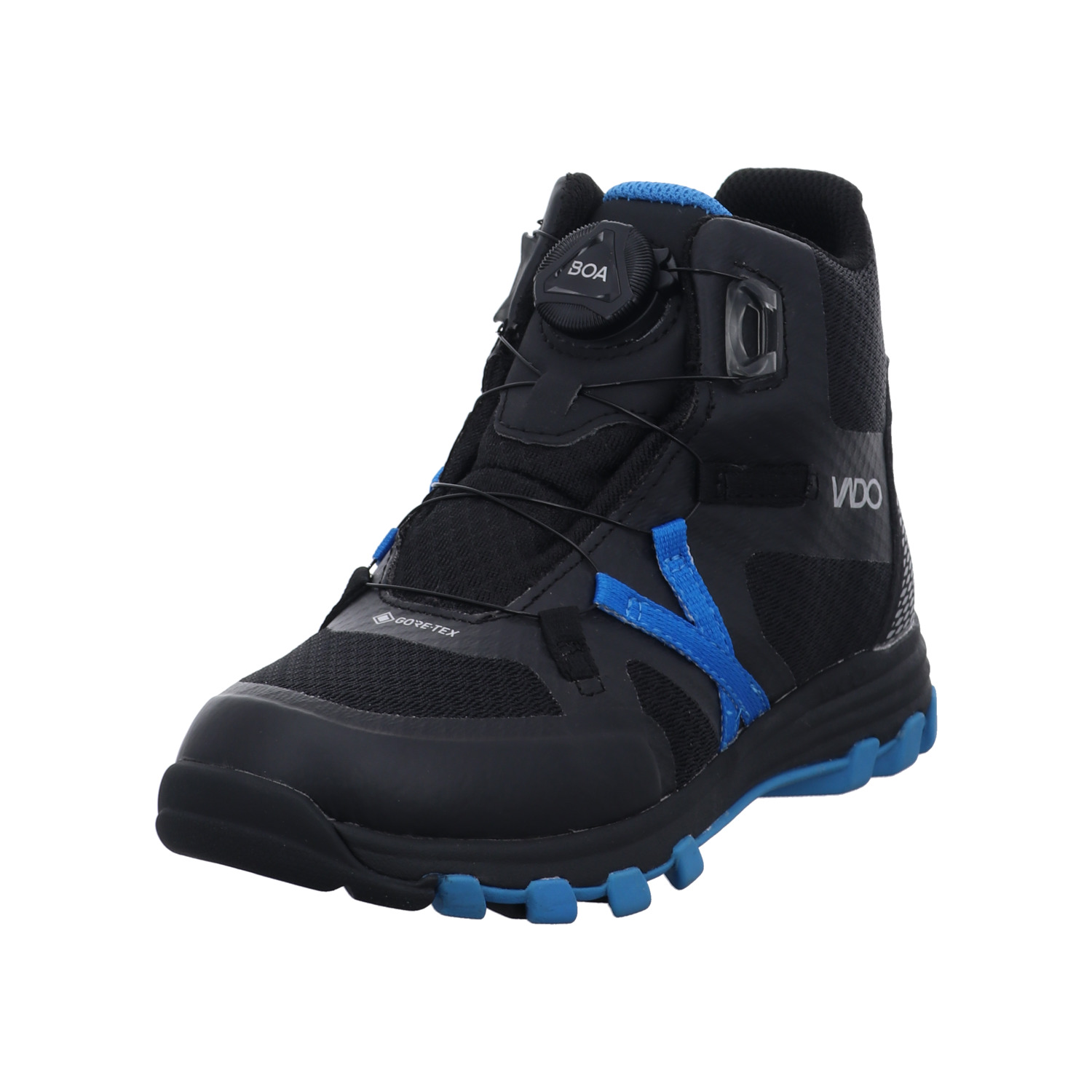 Vado Blazer High BOA GTX Kinderschuhe Jungen Winterstiefel Schwarz Freizeit (001 black, Größe 41 EU)