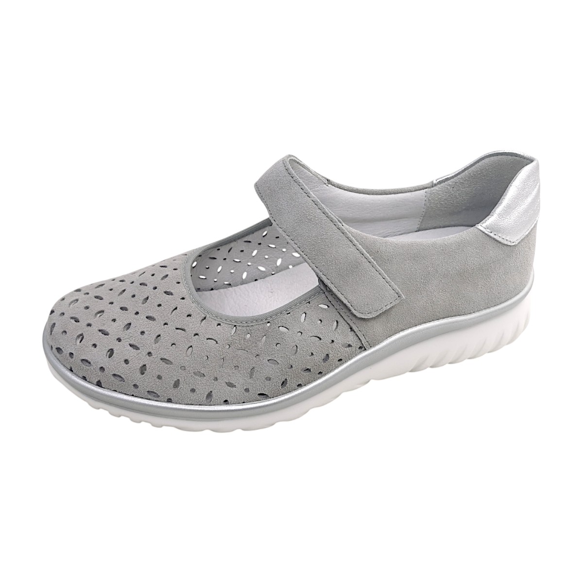Semler Larissa S-Chev/M-Nappa L8075-471/828 Grau perle-silber 828 Semler Larissa S-Chev/M-Nappa L8075-471/828 Grau perle-silber 828