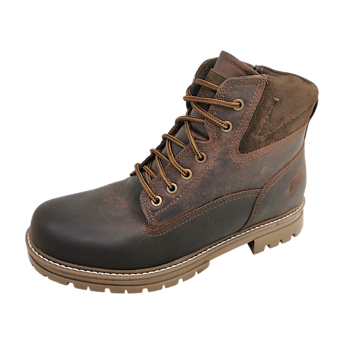 Libelle Herrenschuhe Warmfutter Schnürstiefel Braun Freizeit (brown 15, Größe 44 EU)
