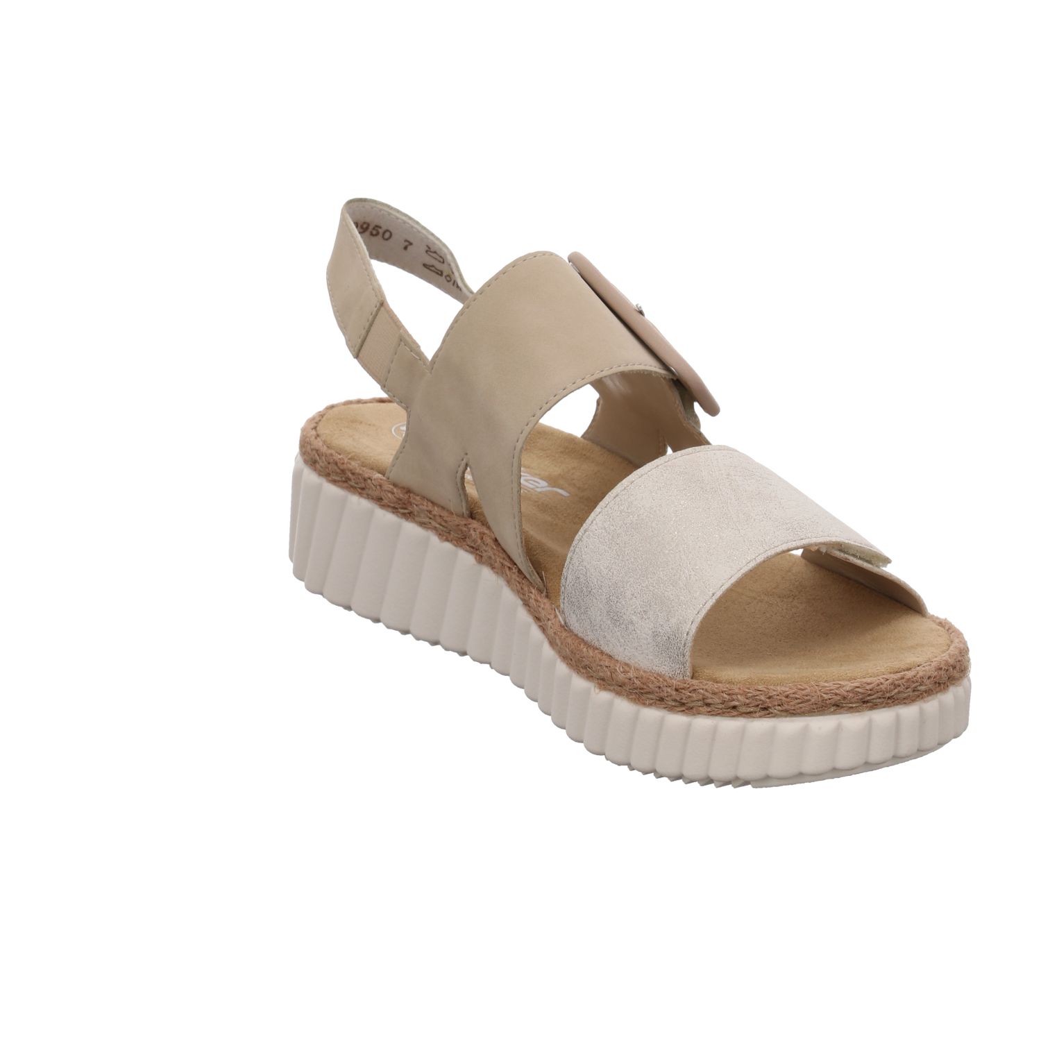 Rieker 69260-60 Beige beige-gold/perle