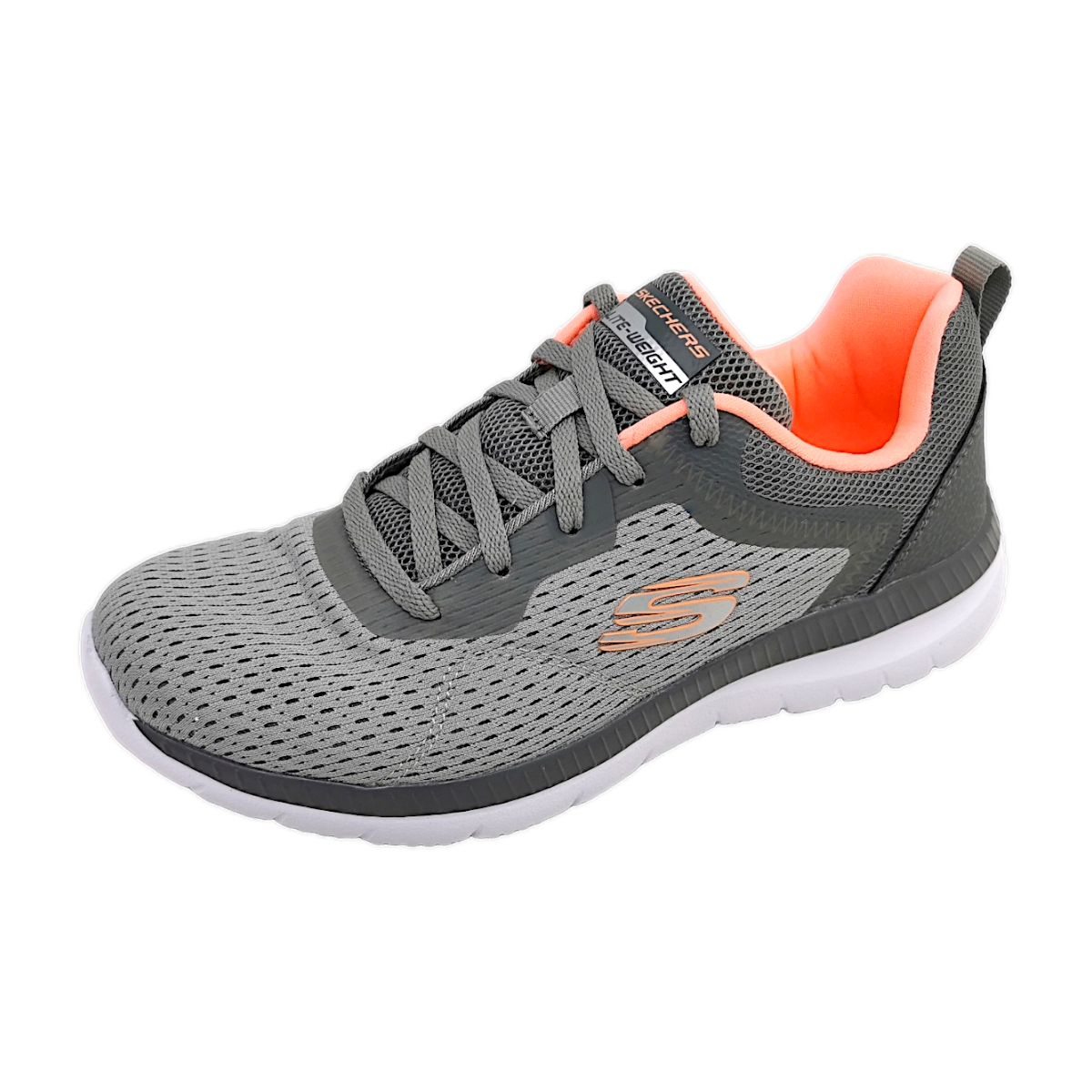 Skechers Bountiful - Quick Path 12607 GYCL Grau Gray/Coral GYCL