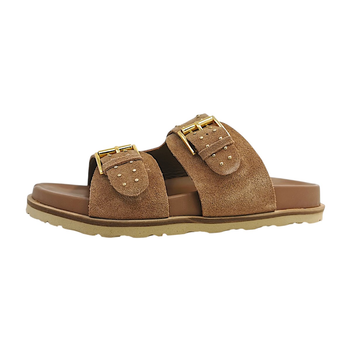 Copenhagen Shoes Girl World Kinderschuhe Mädchen Pantoletten Braun Freizeit