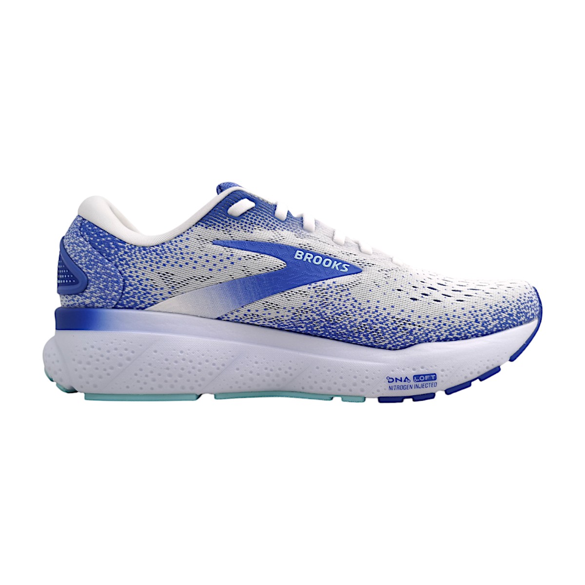 Brooks Ghost 16 12004071B Weiß white/blue 152