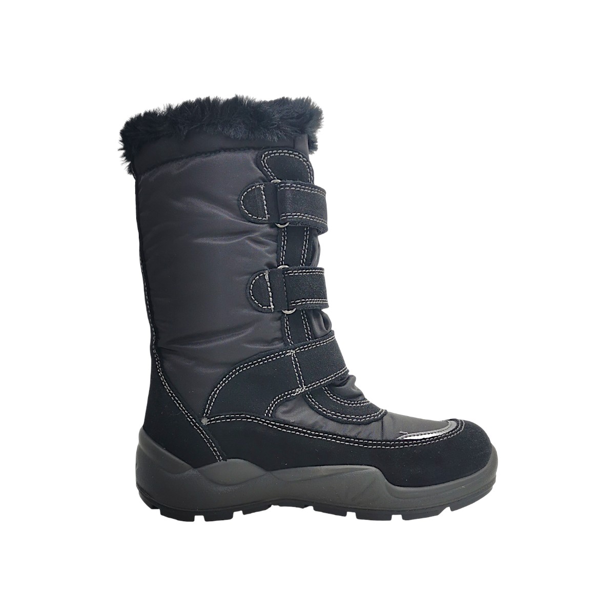 Primigi Girl Winger GTX Kinderschuhe Mädchen Winterstiefel Schwarz Freizeit (Nero/nero 018, Größe 40 EU)