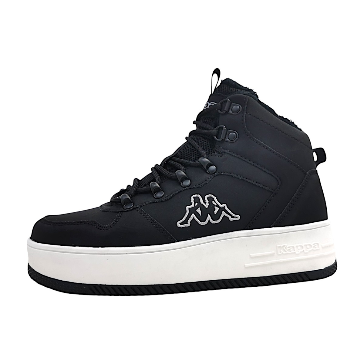 Kappa Damenschuhe Schnürschuhe Schnürstiefel Schwarz Freizeit