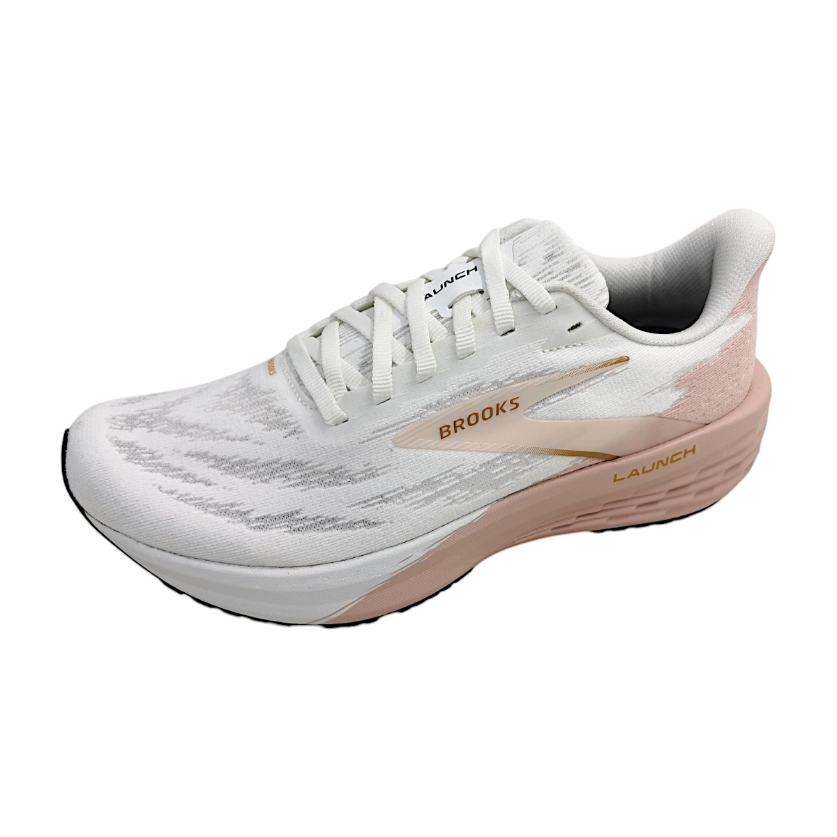 Brooks Launch 11 1204391B/164 Weiß white/pink 164