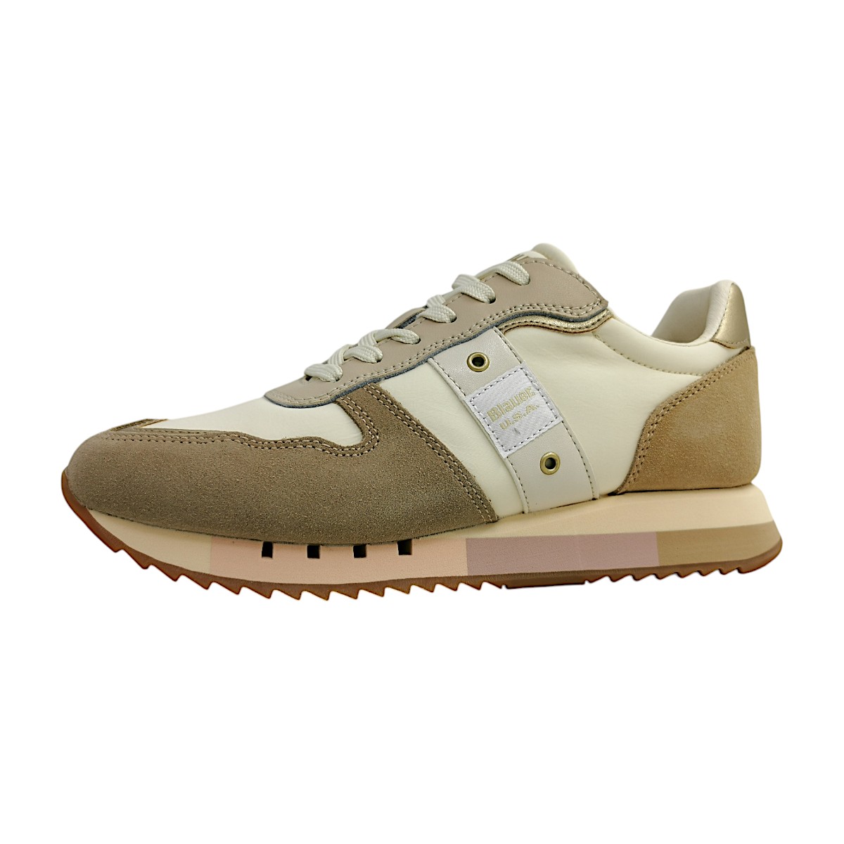 Blauer USA Melrose 02 Damenschuhe Schnürschuhe Beige Freizeit Blauer USA Melrose 02 Damenschuhe Schnürschuhe Beige Freizeit