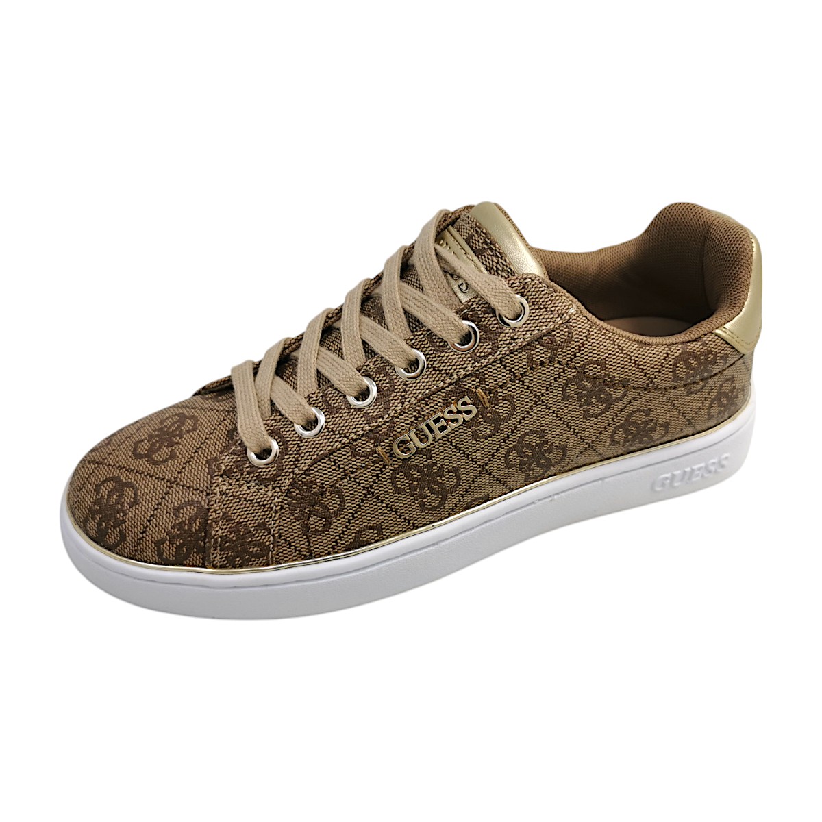Guess Beckie Damenschuhe Schnürschuhe Sportive sportlicher Schnürer Braun Freizeit (BEIBR beige/brown, Größe 39 EU) Guess Beckie Damenschuhe Schnürschuhe Sportive sportlicher Schnürer Braun Freizeit (BEIBR beige/brown, Größe 39 EU)