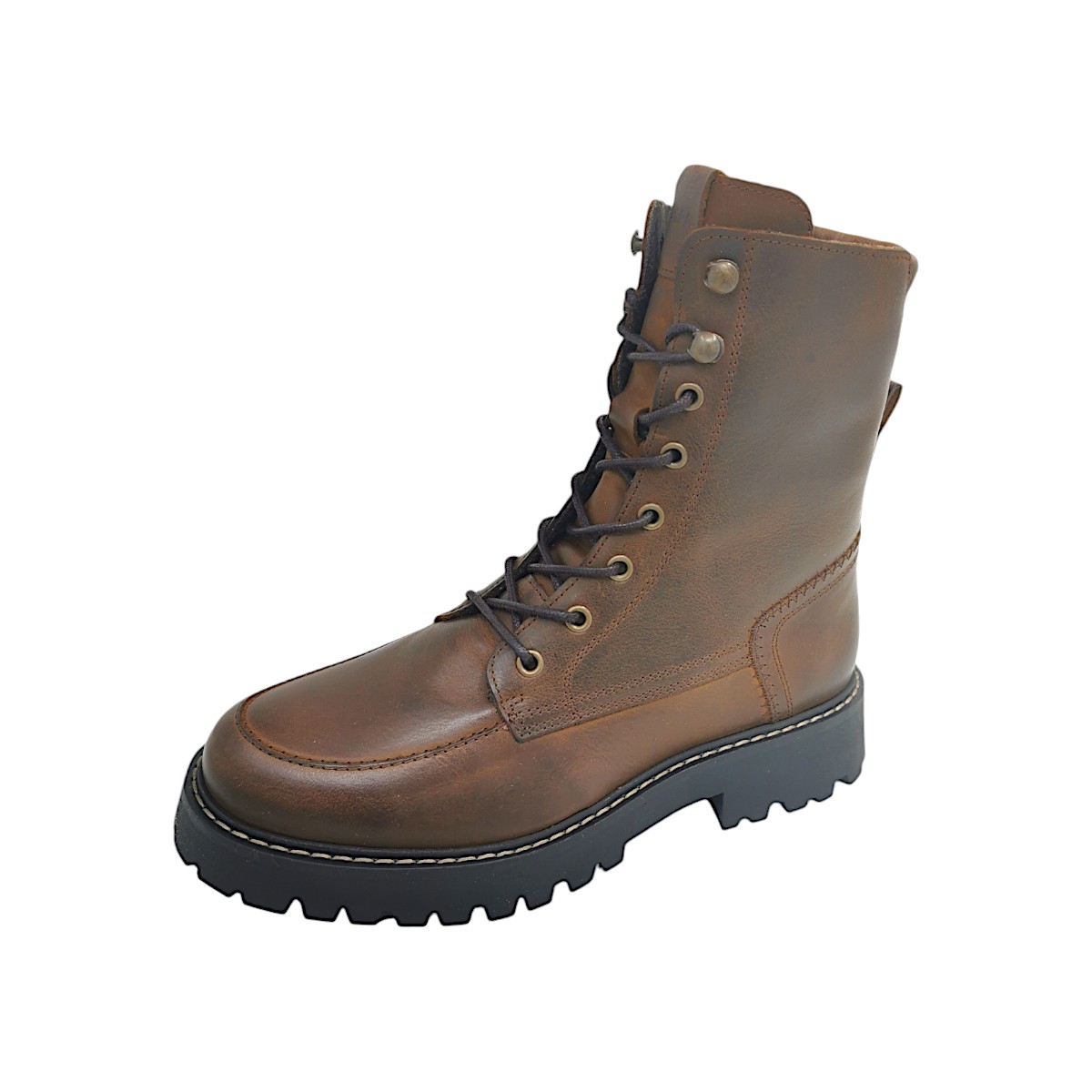 Palpa Damenschuhe Stiefel Schnürer Stiefel Braun Freizeit (tabaco, Größe 37 EU)
