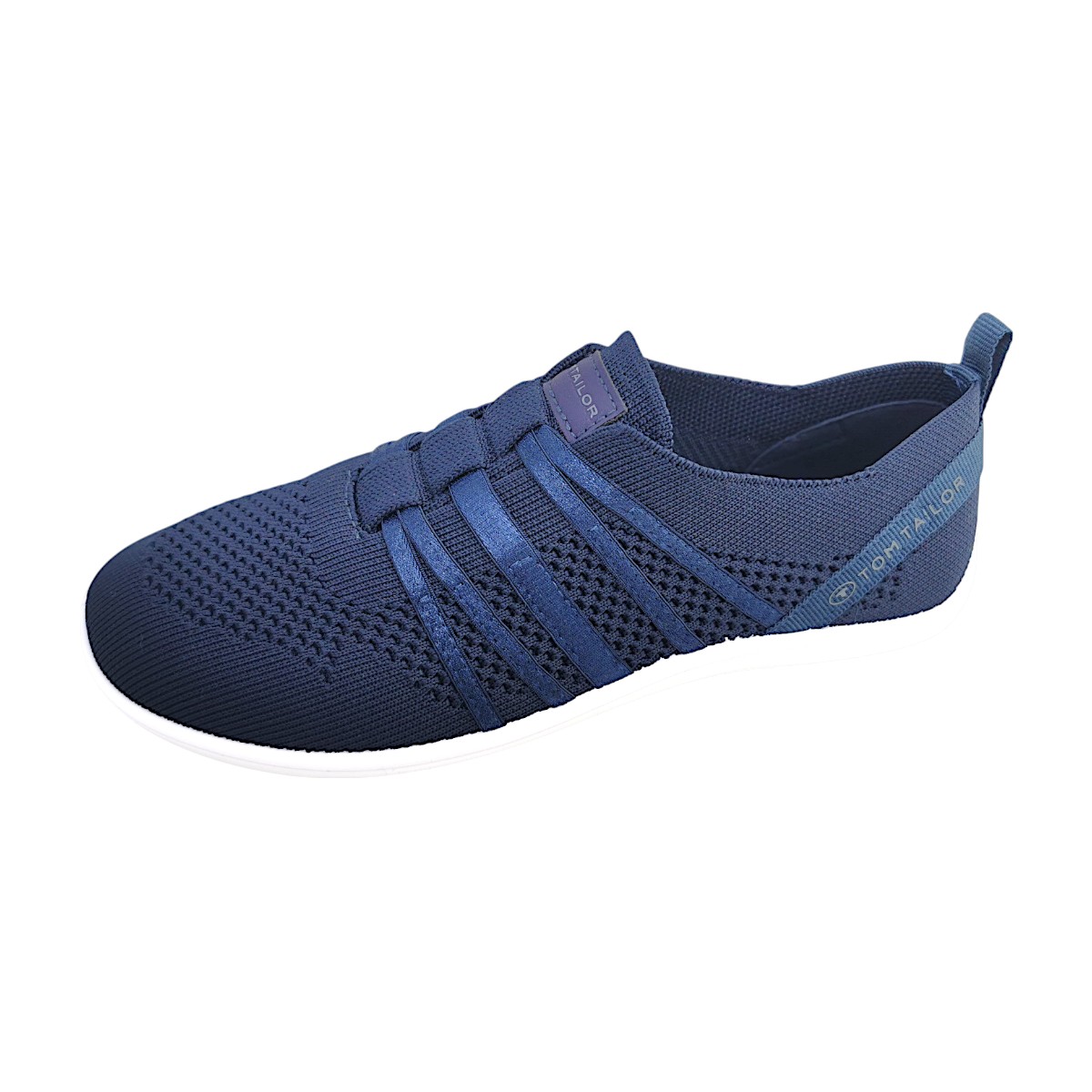 Tom Tailor Damenschuhe Halbschuhe Slipper Blau Freizeit (navy, Größe 41 EU)