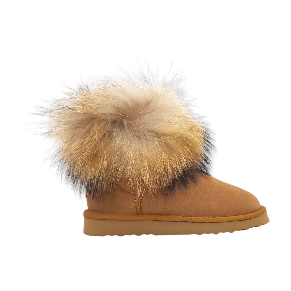OOG Damenschuhe Stiefel Gefüttert Braun Freizeit (camel, Größe 41 EU)