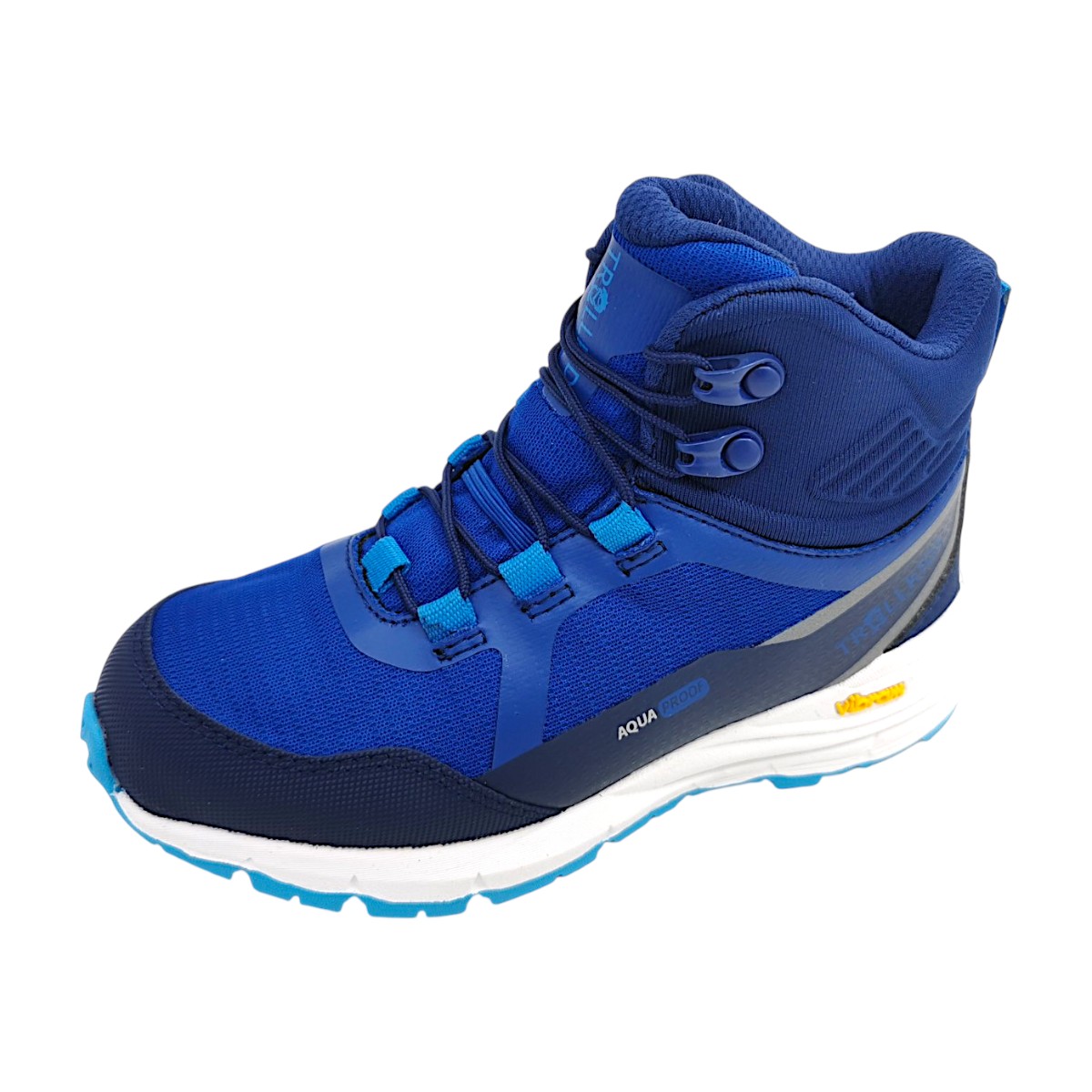 Trollkids Skarvan Hiker Mid XT 701-139 Blau poo+alpine blue/dkindigo