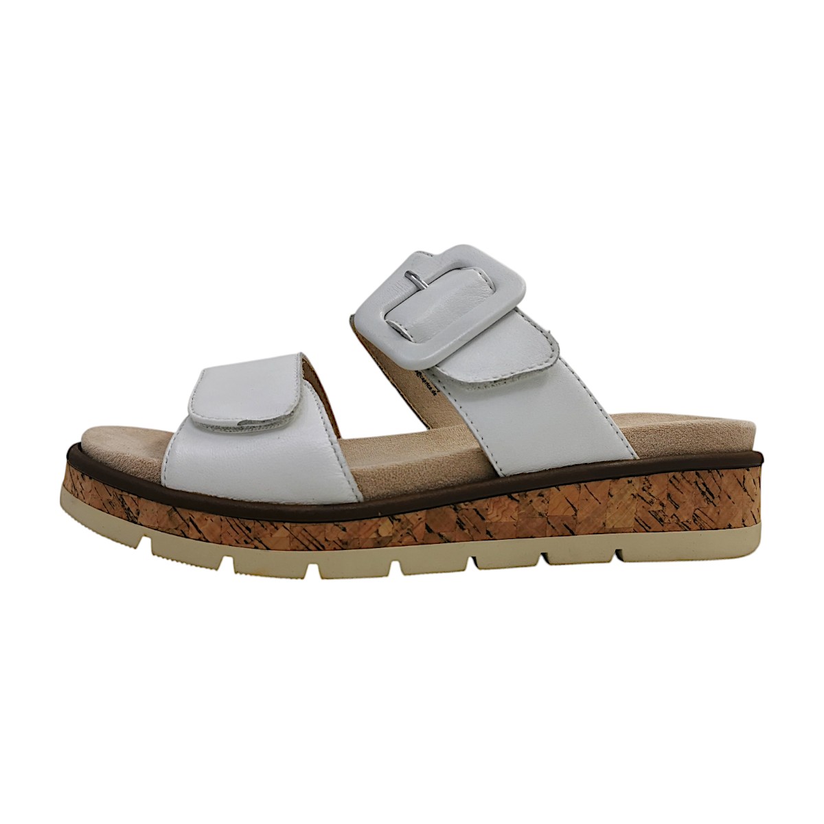 Caprice Damenschuhe Sandalen Bequem Pantolette Weiß Freizeit