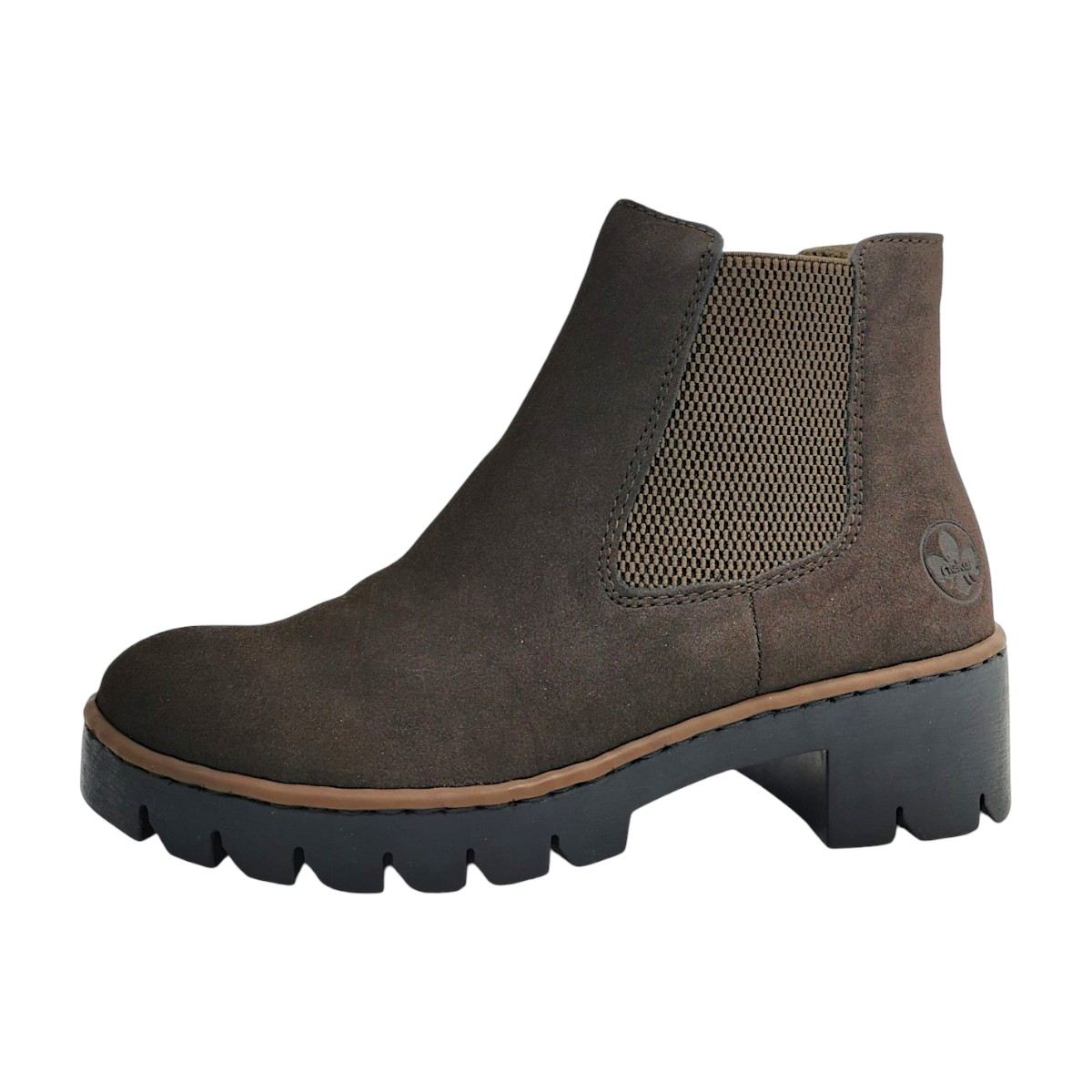 Rieker Damenschuhe Stiefel Braun Freizeit (braun 25, Gr. 1:42)