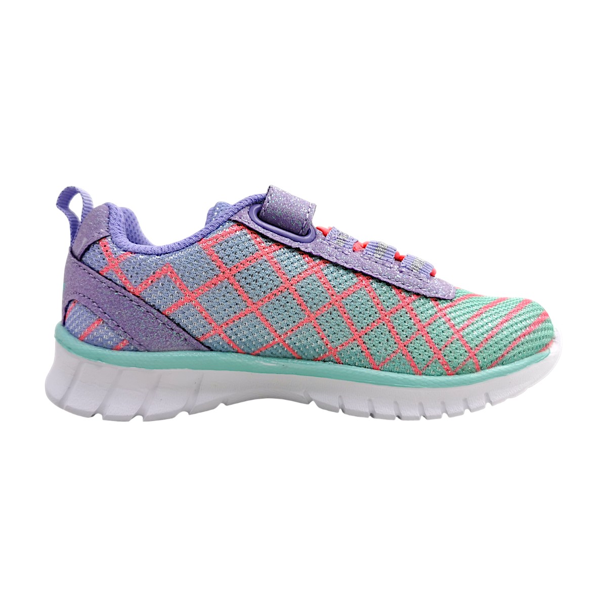 Lico Lenja VS Kinderschuhe Mädchen Halbschuhe Klettschuh Türkis Freizeit (Türkis/Lila/Rosa, Größe 24 EU)