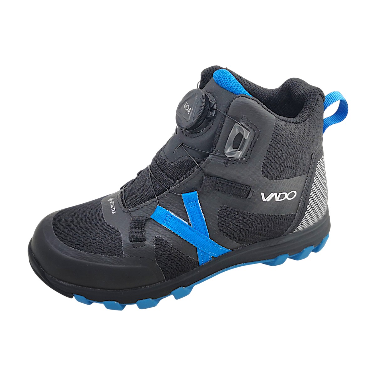 Vado Blazer High BOA GTX Kinderschuhe Jungen Winterstiefel Schwarz Freizeit (001 black, Größe 41 EU)