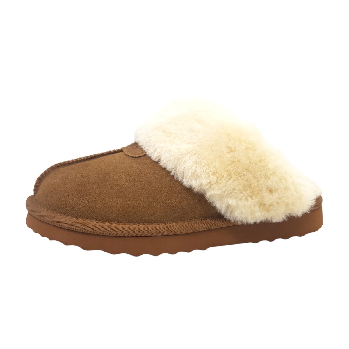 OOG Damenschuhe Hausschuhe Braun Freizeit