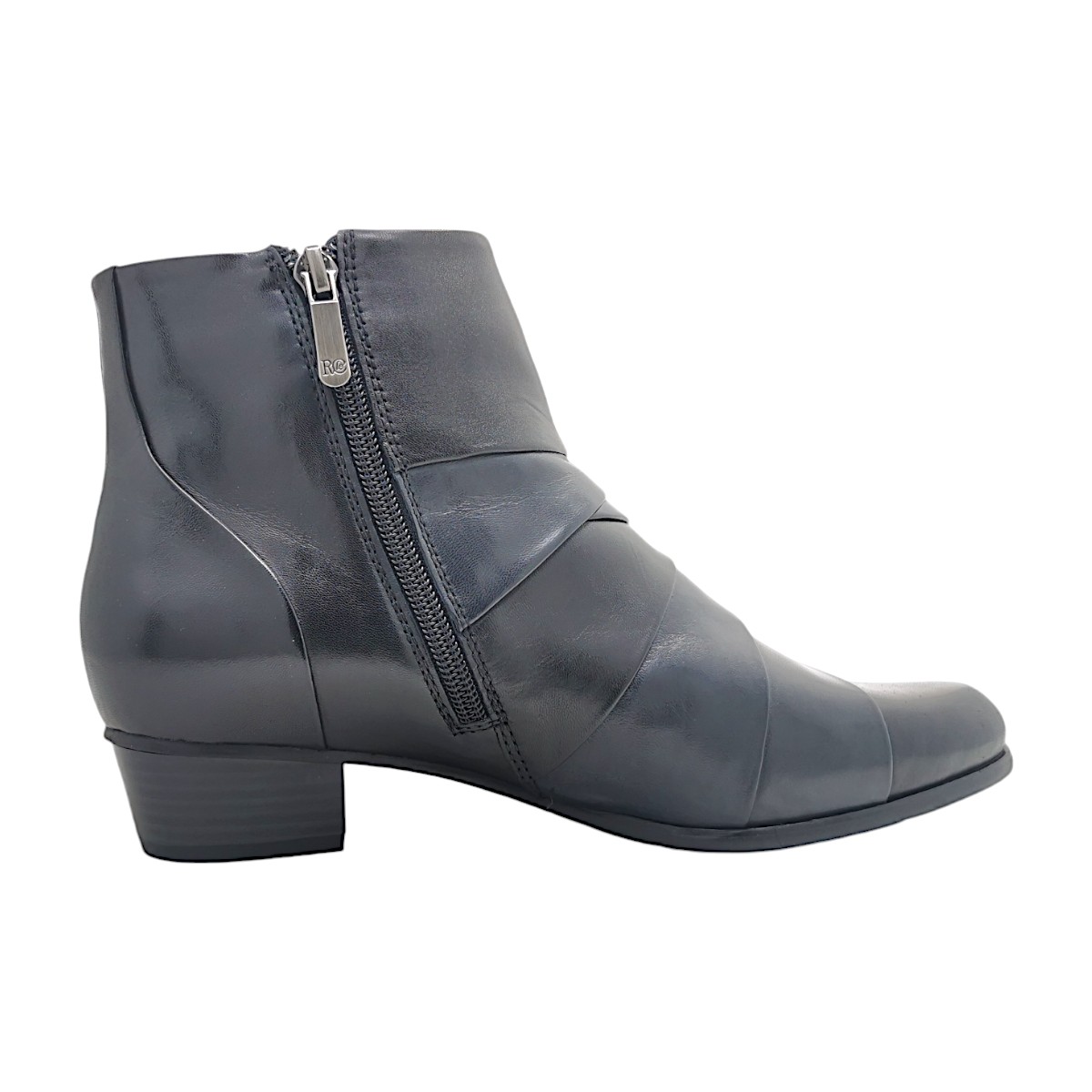 regarde le ciel Damenschuhe Stiefeletten Reißverschluss Schwarz Freizeit