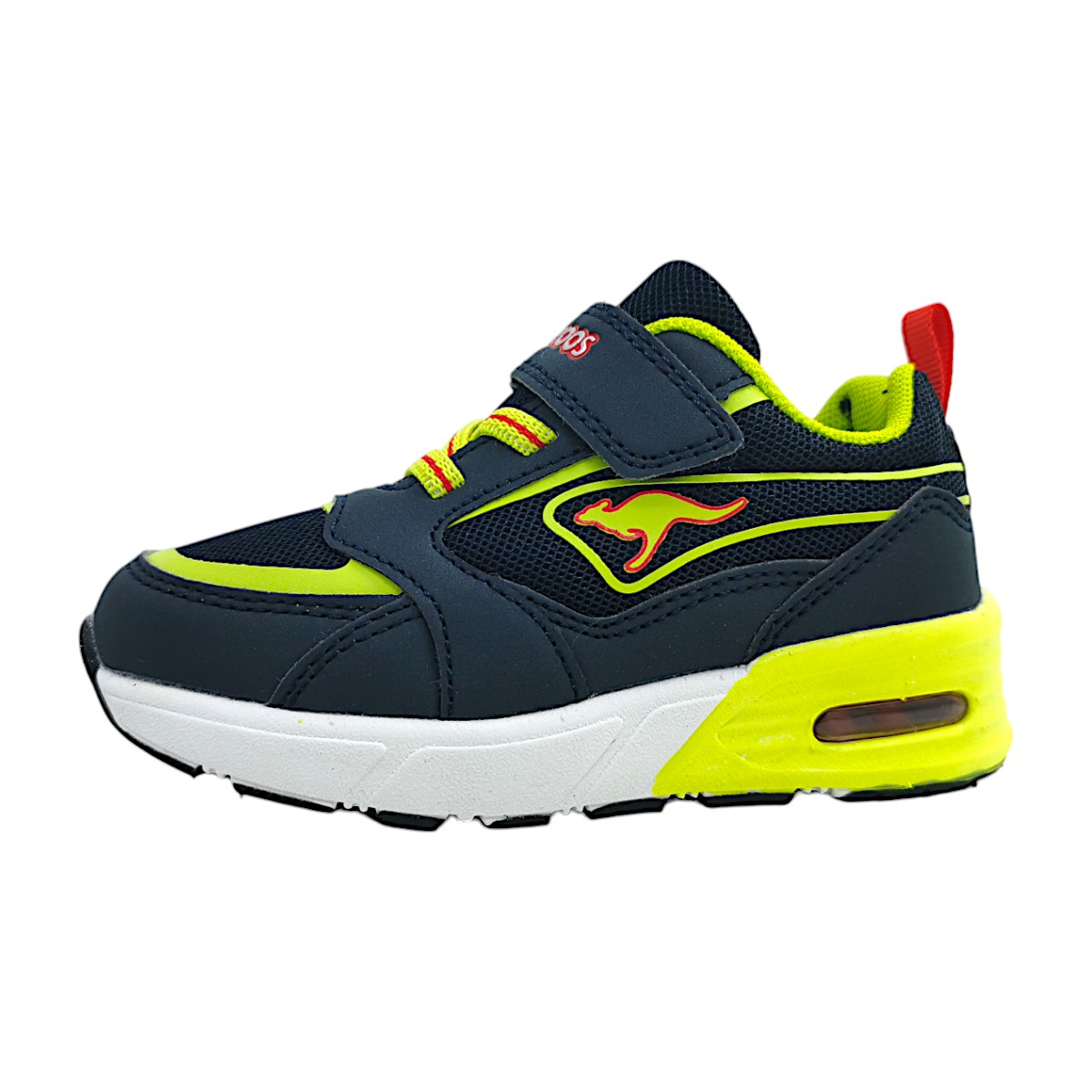 KangaRoos K - XI Reto EV Kinderschuhe Mädchen Halbschuhe Klettschuh Grau