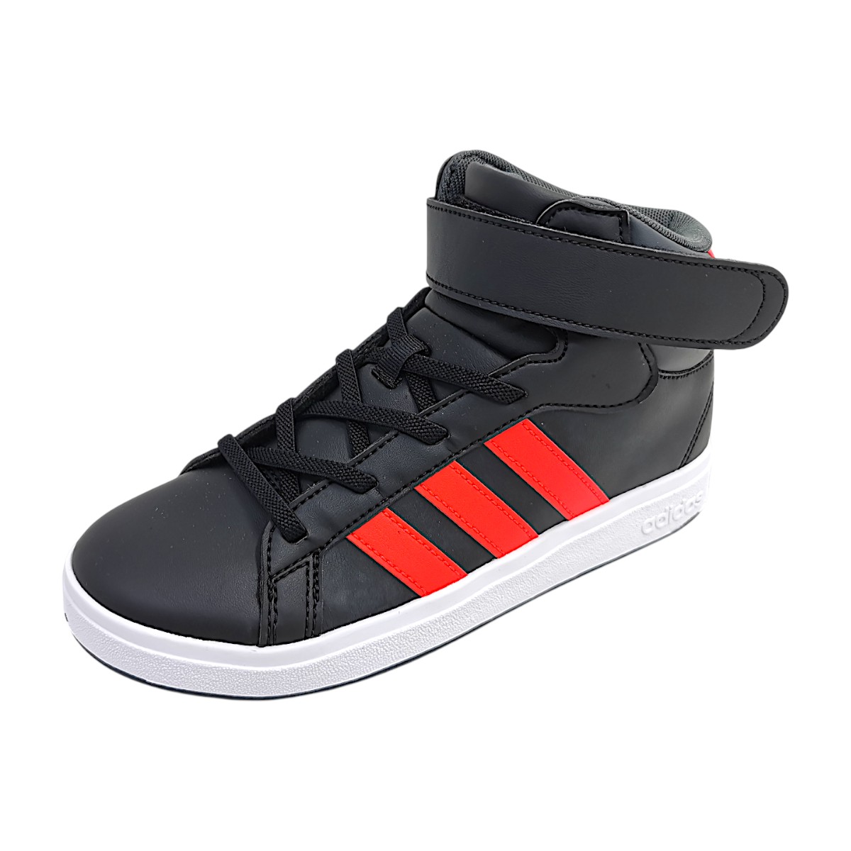 adidas Grand Court MID JR0801 Schwarz Black/Red