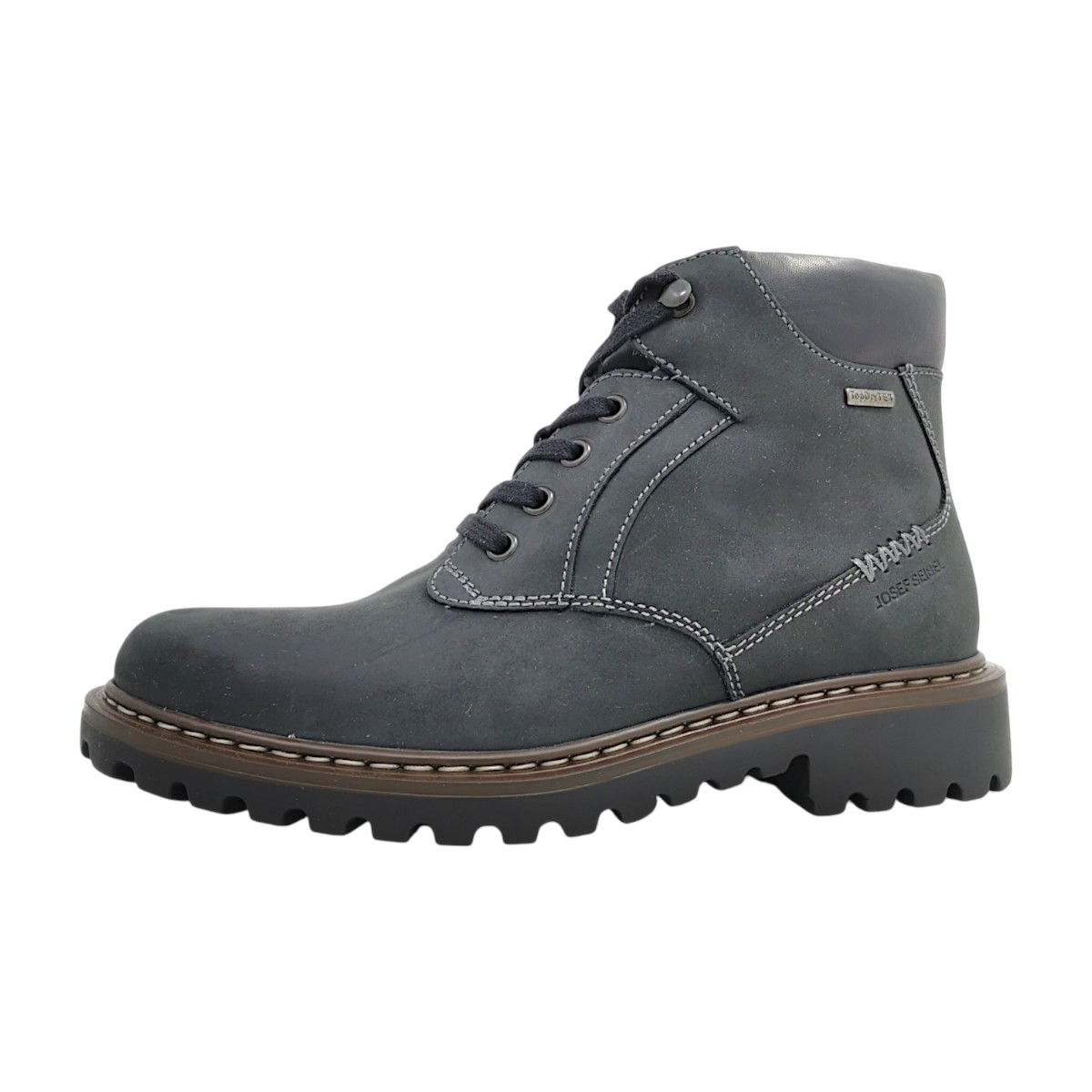 Josef Seibel Chance 39 Herrenschuhe Stiefel Warmfutter Schnürer Schwarz Freizeit