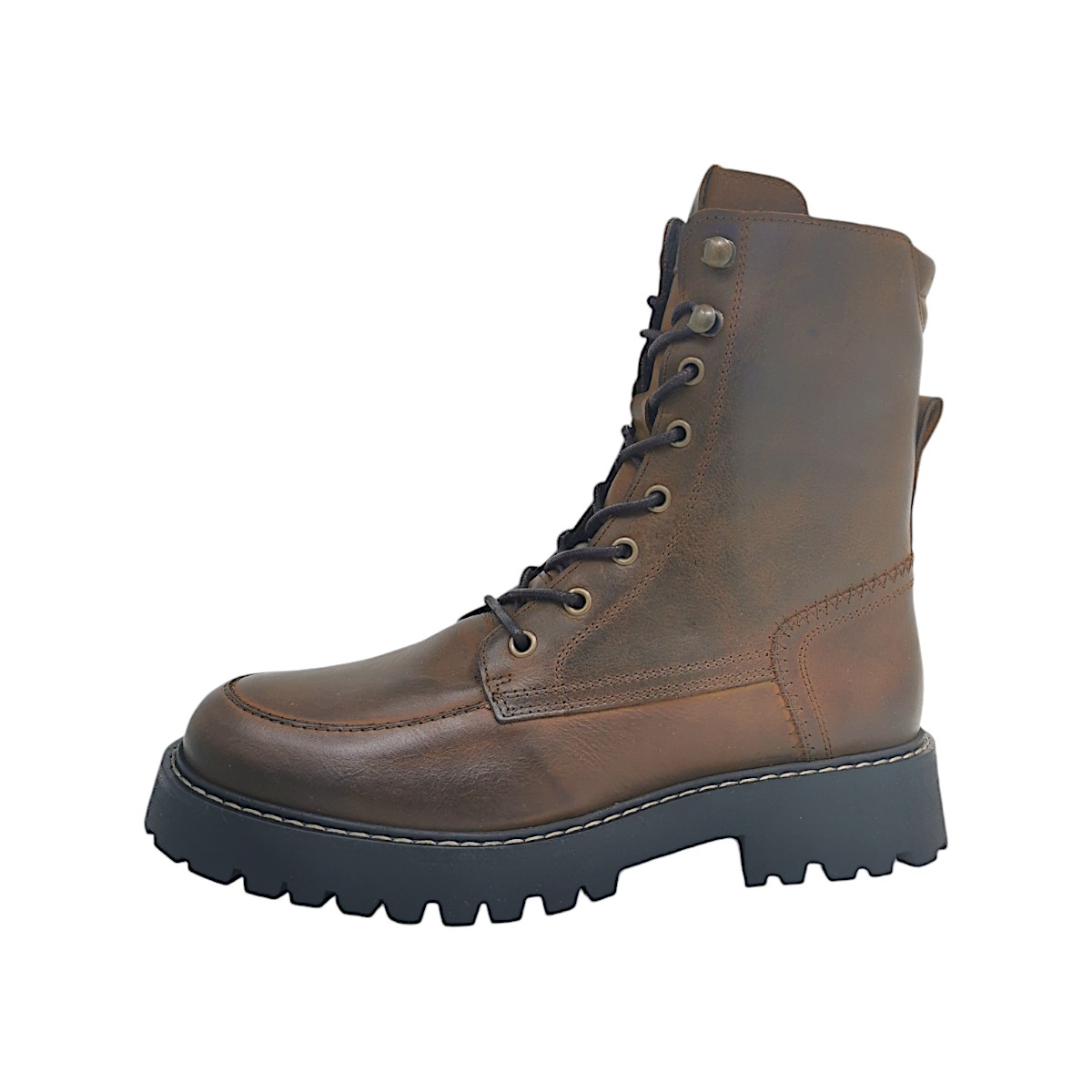 Palpa Damenschuhe Stiefel Schnürer Stiefel Braun Freizeit