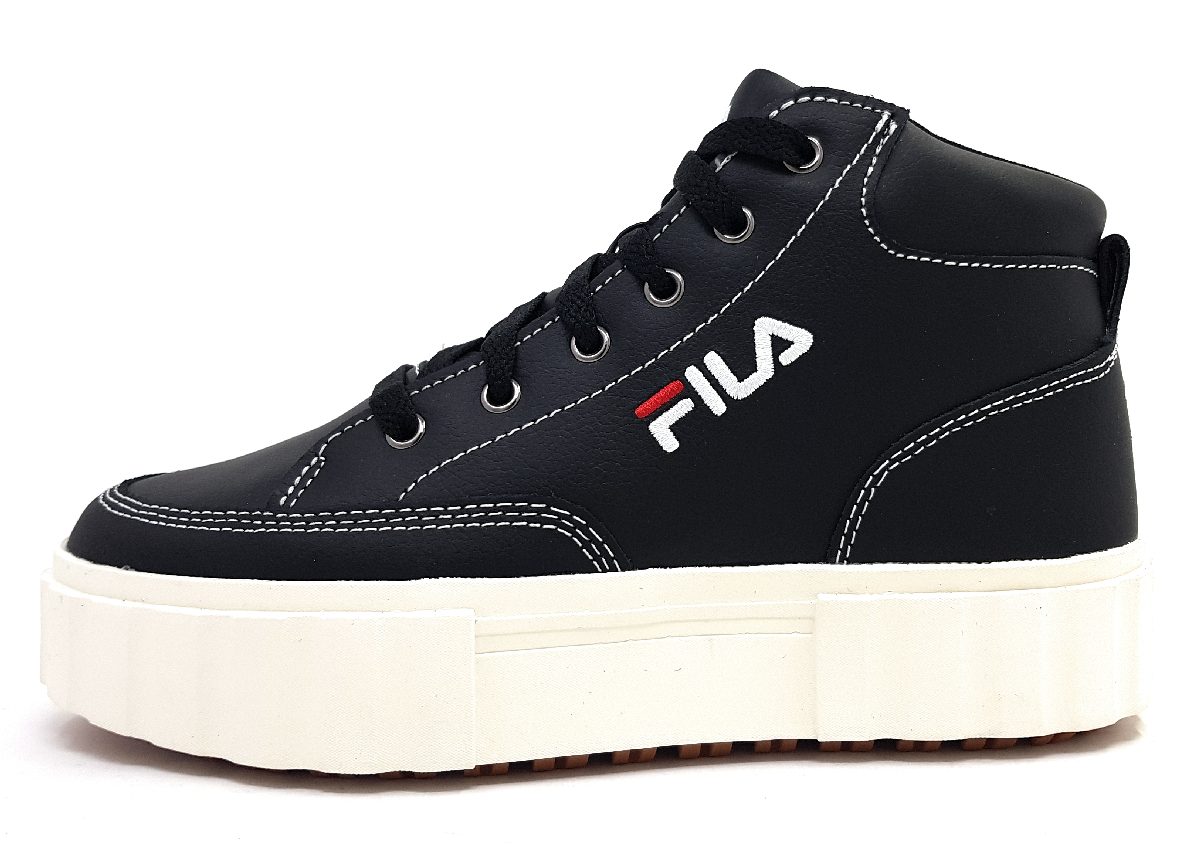Fila Sandblast Mid wmn Damenschuhe Stiefel Schnürer Schwarz Freizeit