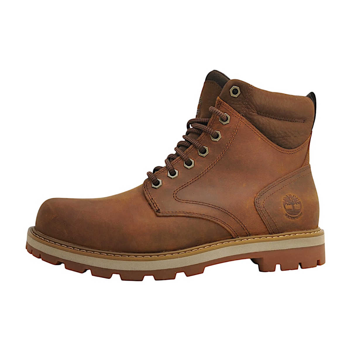 Timberland Britton Road MID Lace up Herrenschuhe Schnürstiefel Braun Freizeit