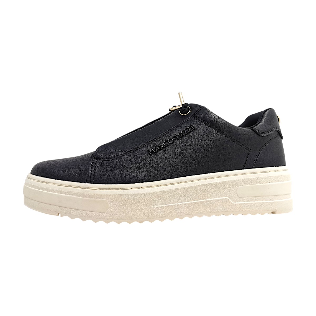 Marco Tozzi Damenschuhe Schnürschuhe Schwarz Freizeit