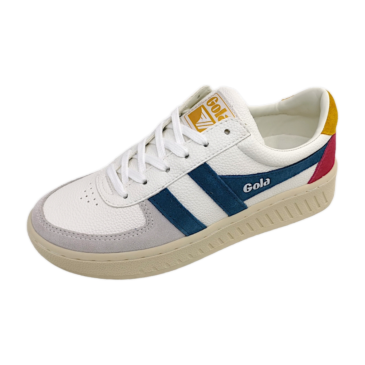 Gola Grandslam Trident CLA415AE Weiß White/ Peacock/ Sun Gola Grandslam Trident CLA415AE Weiß White/ Peacock/ Sun